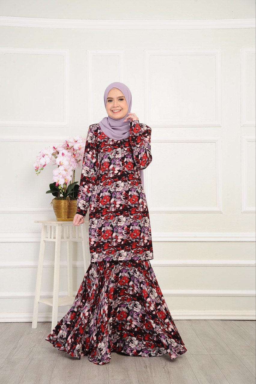 black purp mom 2 (ADULT) NELISSA KURUNG -BLACK/RED - Image 2