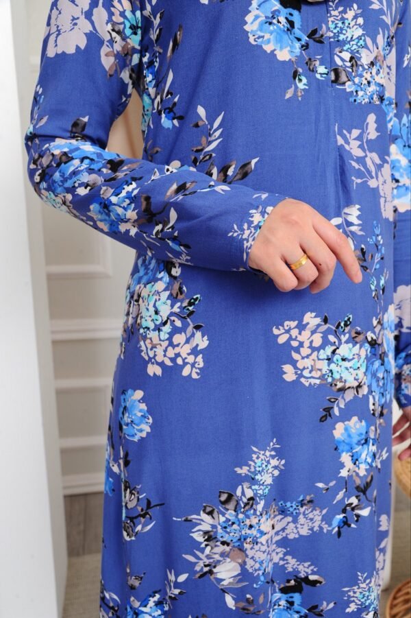 (ADULT) NELISSA KURUNG -CORNFLOWER BLUE
