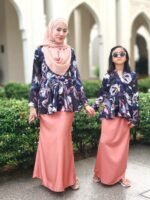 (KIDS) TIARA KEBAYA PEPLUM -BLACK