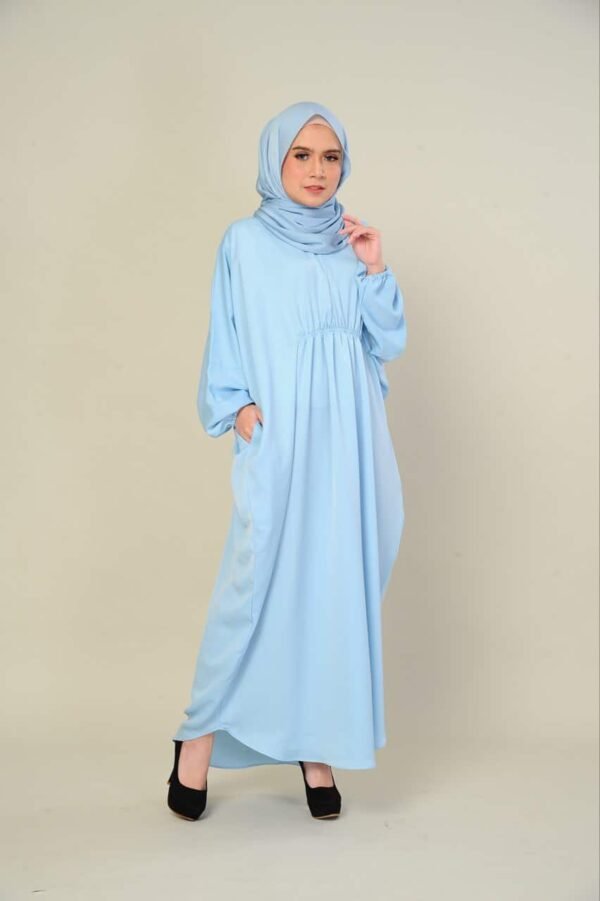 (ADULT) LILY KAFTAN -BABY BLUE