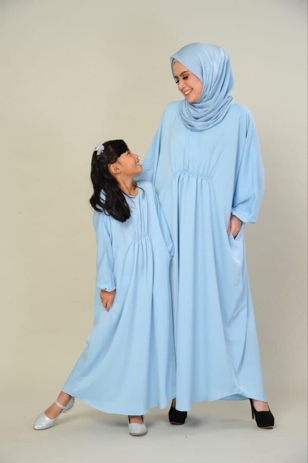 (ADULT) LILY KAFTAN -BABY BLUE