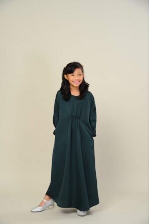 (KIDS) LILY KAFTAN -EMERALD GREEN