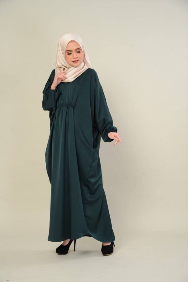 (ADULT) LILY KAFTAN -EMERALD GREEN