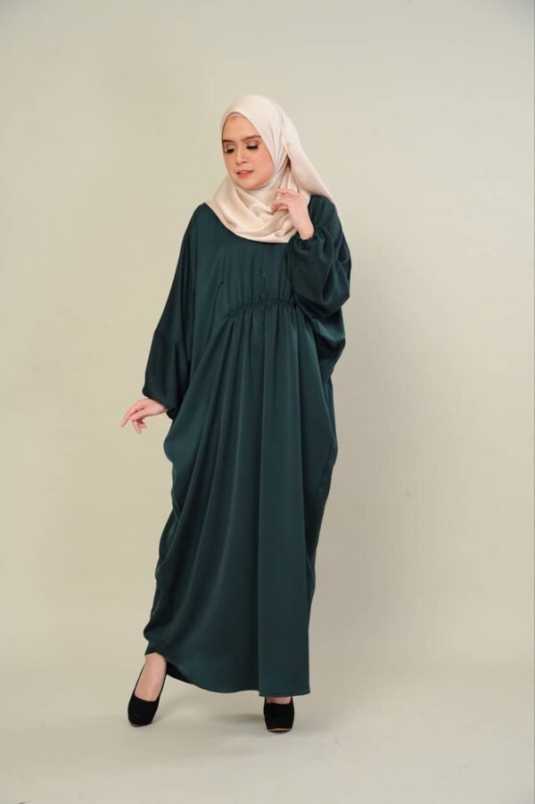 (ADULT) LILY KAFTAN -EMERALD GREEN