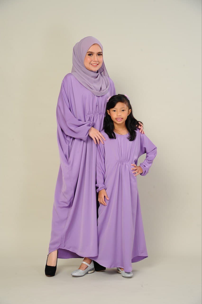 purple pair 2 (ADULT) LILY KAFTAN -PURPLE - Image 4