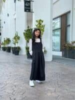(KIDS) CALA PINAFORE -BLACK - Image 3