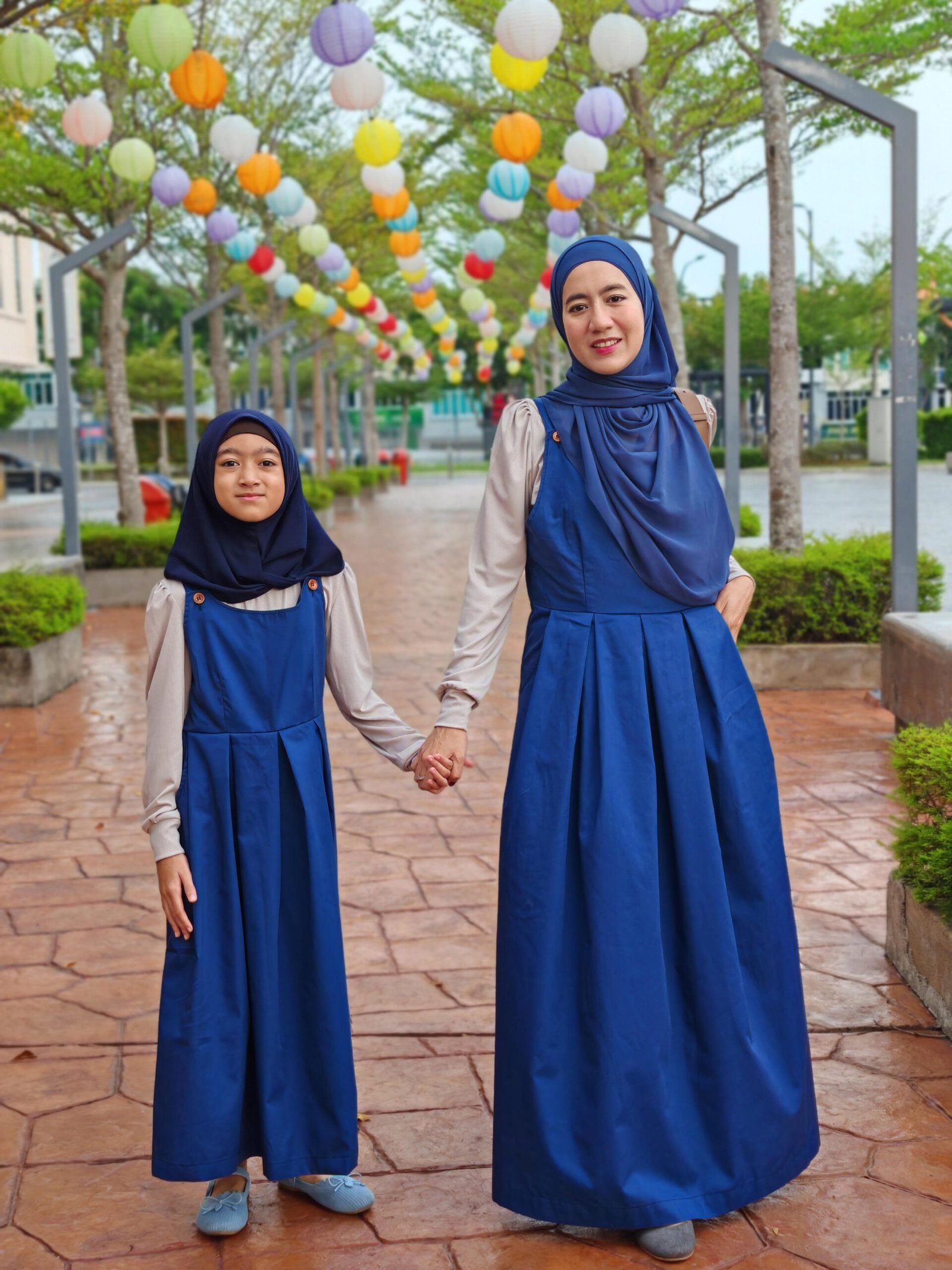 Blue Pair (ADULT) CALA PINAFORE -BLUE - Image 8