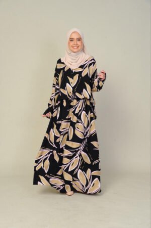 (ADULT) NELLY TOP & SKIRT -BLACK