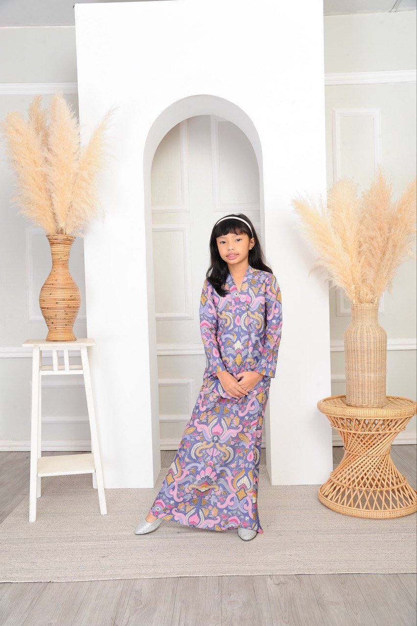 blue kids (KIDS) SEROJA KEBAYA -BLUE - Image 3