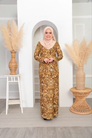 (ADULT) SEROJA KEBAYA -BROWN