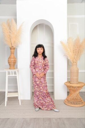 (KIDS) SEROJA KEBAYA -DUSTY PURPLE