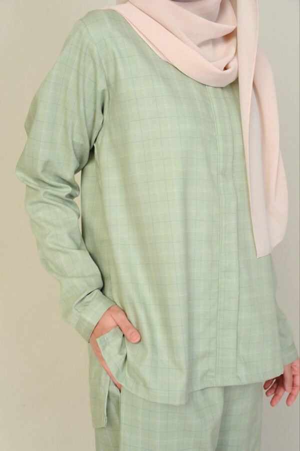 (ADULT) DAPHNE TOP & PANTS -SAGE GREEN