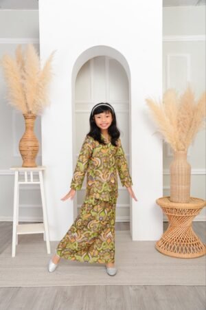 (KIDS) SEROJA KEBAYA -GREEN