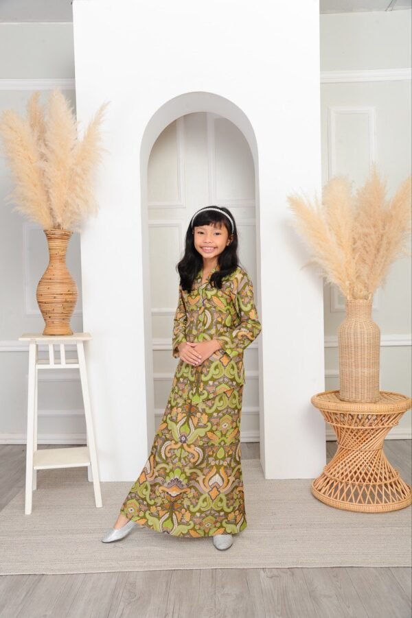 (KIDS) SEROJA KEBAYA -GREEN