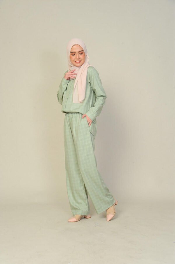 (ADULT) DAPHNE TOP & PANTS -SAGE GREEN