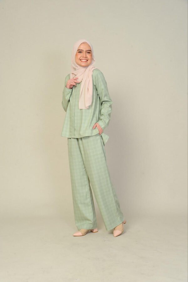 (ADULT) DAPHNE TOP & PANTS -SAGE GREEN