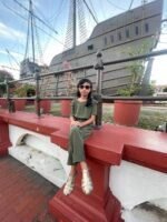 (KIDS) AMBER JUMPSUIT -MOSS GREEN - Image 3