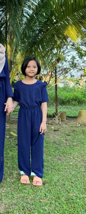 (KIDS) AMBER JUMPSUIT -BLUE