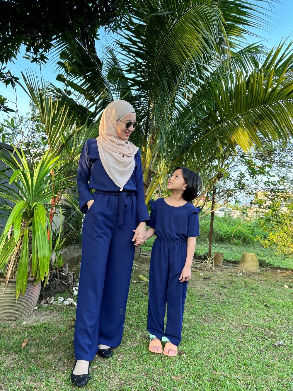 navy edit 7 (KIDS) AMBER JUMPSUIT -BLUE - Image 5