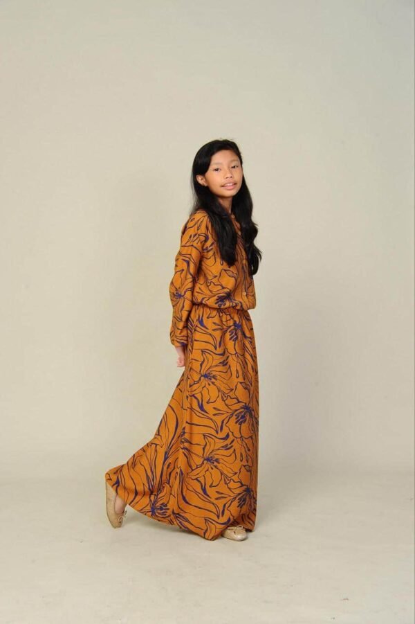 (KIDS) NELLY TOP & SKIRT -SANDSTONE