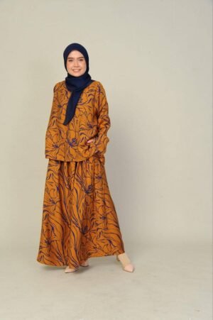 (ADULT) NELLY TOP & SKIRT -SANDSTONE