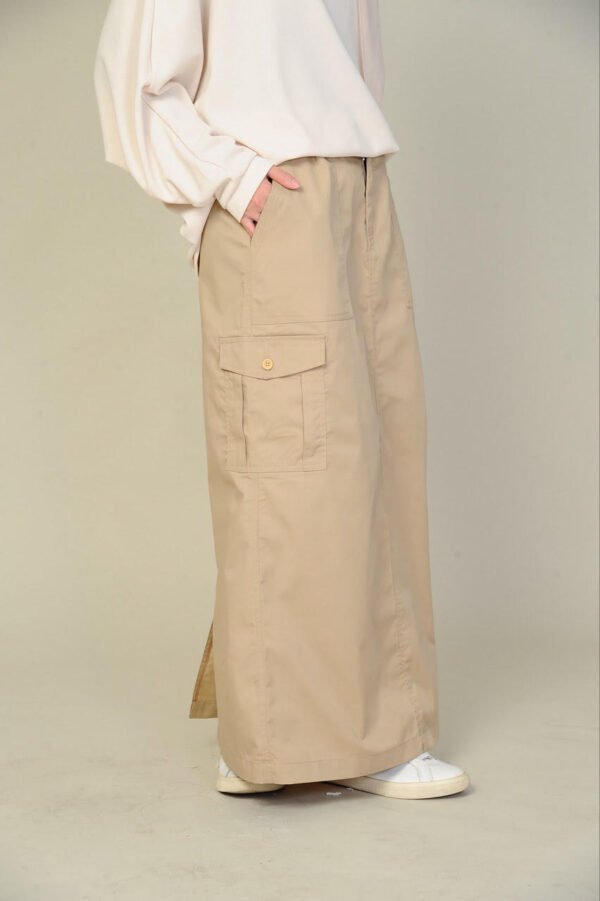 (ADULT) NIKKI CARGO SKIRT -KHAKI