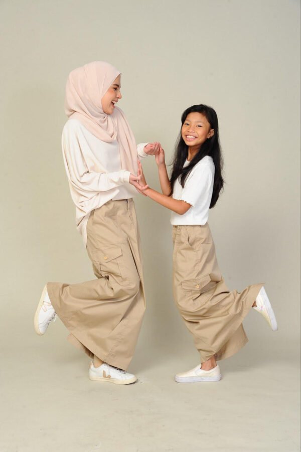 (ADULT) NIKKI CARGO SKIRT -KHAKI