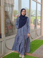 (ADULT) ERIKA DRESS -DARK NAVY (AS-IS)