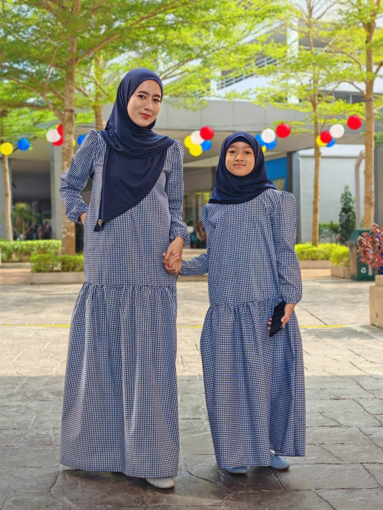 blue pair 2 (ADULT) ERIKA DRESS -DARK NAVY (AS-IS) - Image 6