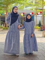 (ADULT) ERIKA DRESS -DARK NAVY (AS-IS)