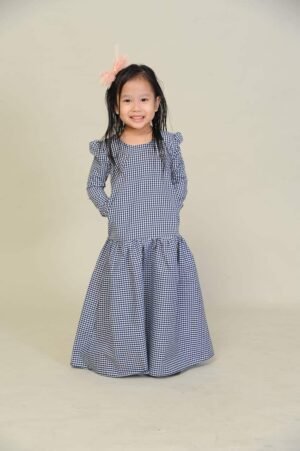 (KIDS) ERIKA DRESS -DARK NAVY