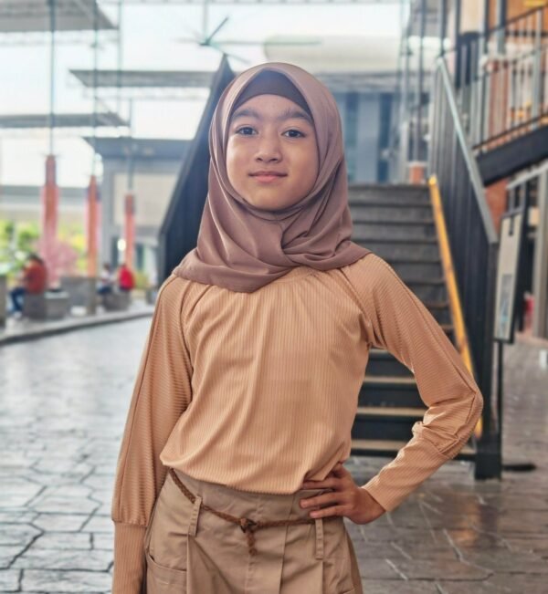 (KIDS) BREE BASIC TOP - BEIGE