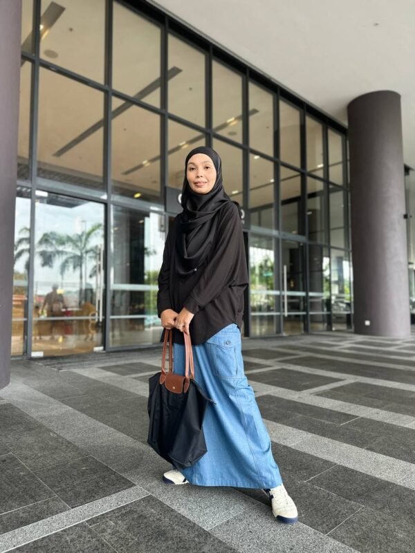 (ADULT) BREE BATWING TOP - BLACK