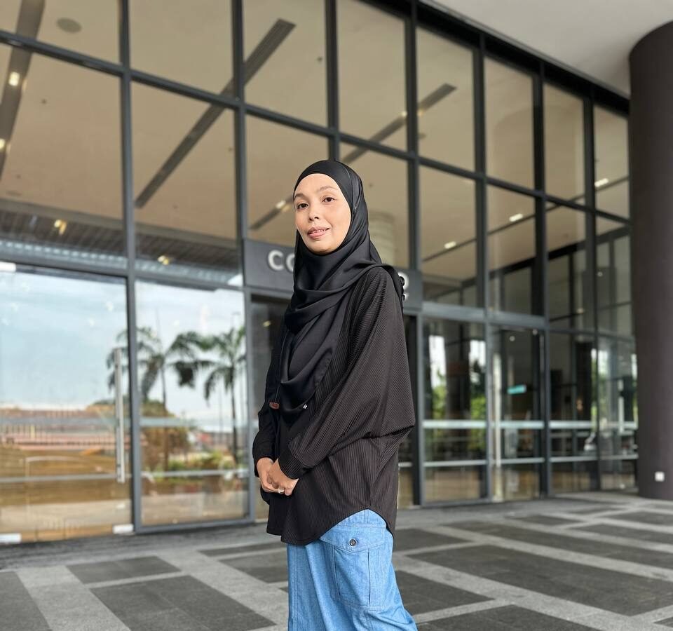 black mom (ADULT) BREE BATWING TOP - BLACK - Image 1