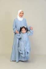 (KIDS) BLAIR DRESS -GREYISH BLUE - Image 4
