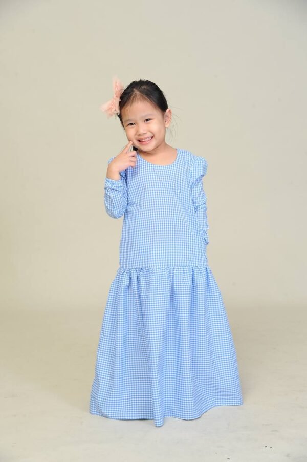 (KIDS) ERIKA DRESS -SKY BLUE