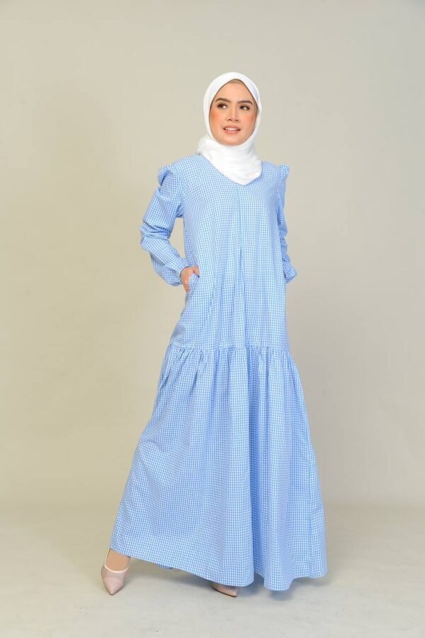 (ADULT) ERIKA DRESS -SKY BLUE