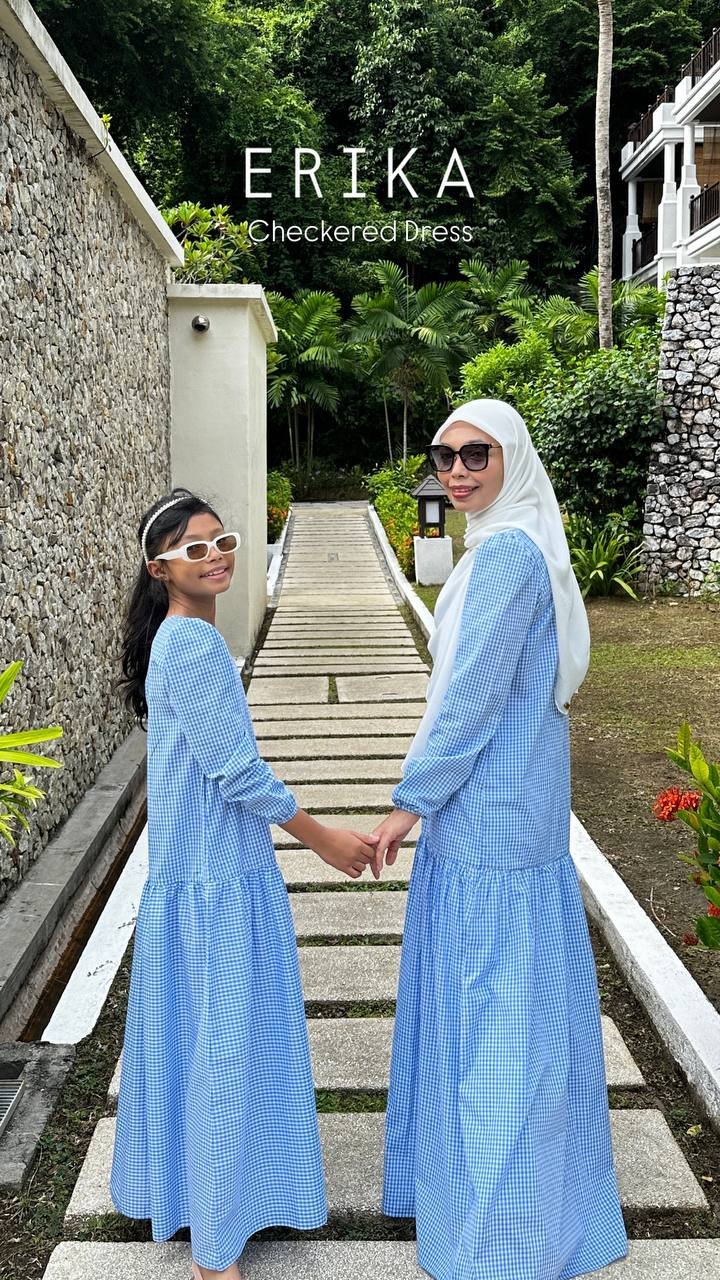 skyblue pair 7 (KIDS) ERIKA DRESS -SKY BLUE - Image 5