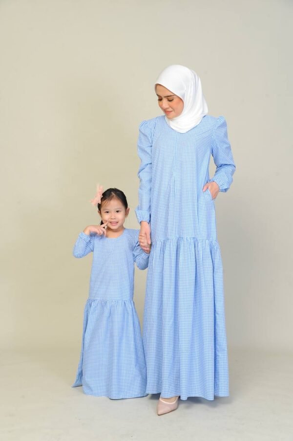 (KIDS) ERIKA DRESS -SKY BLUE