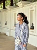 (KIDS) DAPHNE TOP & PANTS -BLACK - Image 3