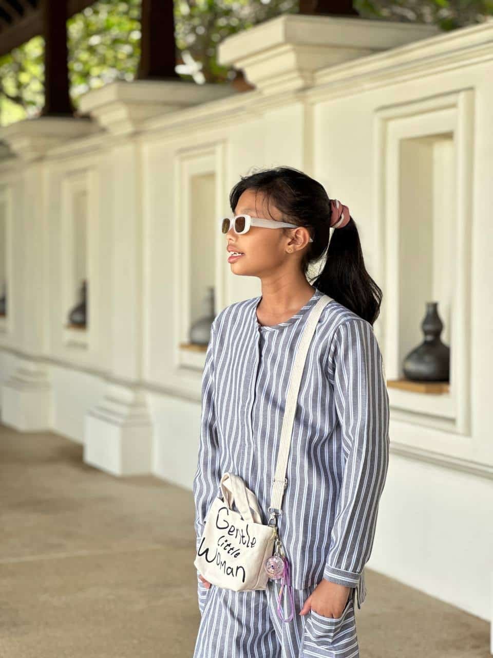 black kids 2 (KIDS) DAPHNE TOP & PANTS -BLACK - Image 3