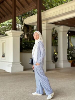 (ADULT) DAPHNE TOP & PANTS -BLACK