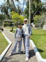 (KIDS) DAPHNE TOP & PANTS -BLACK - Image 4