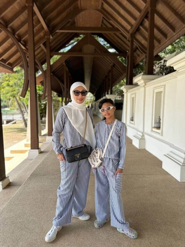 (ADULT) DAPHNE TOP & PANTS -BLACK