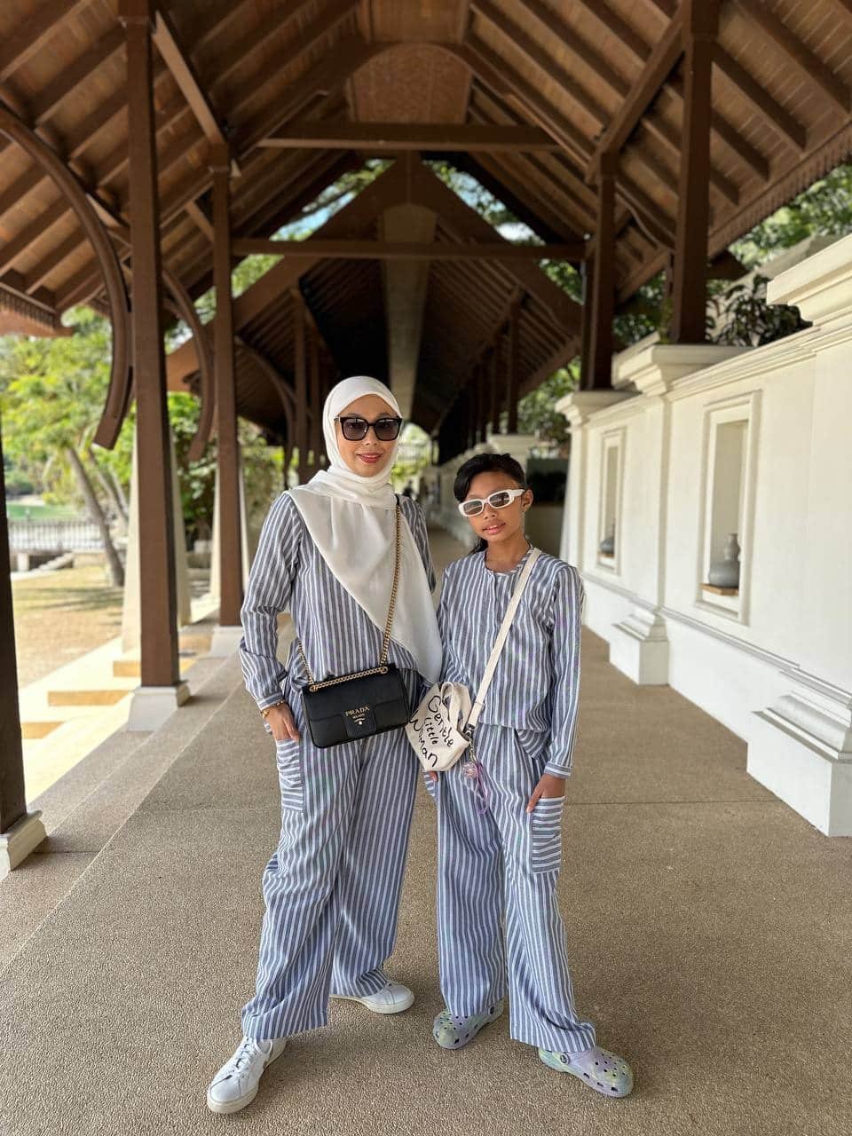 black pair 2 (ADULT) DAPHNE TOP & PANTS -BLACK - Image 4