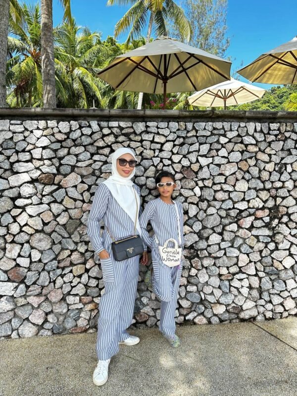 (KIDS) DAPHNE TOP & PANTS -BLACK