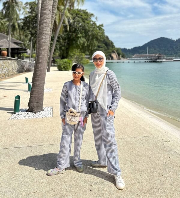 (KIDS) DAPHNE TOP & PANTS -BLACK