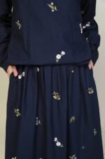 (ADULT) ELENORE TOP & SKIRT -MIDNIGHT BLUE - Image 8
