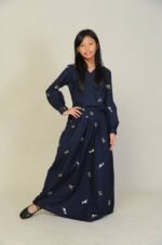 (KIDS) ELENORE TOP & SKIRT -MIDNIGHT BLUE - Image 3