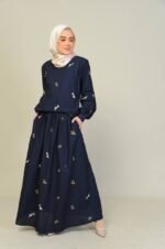 (ADULT) ELENORE TOP & SKIRT -MIDNIGHT BLUE - Image 5